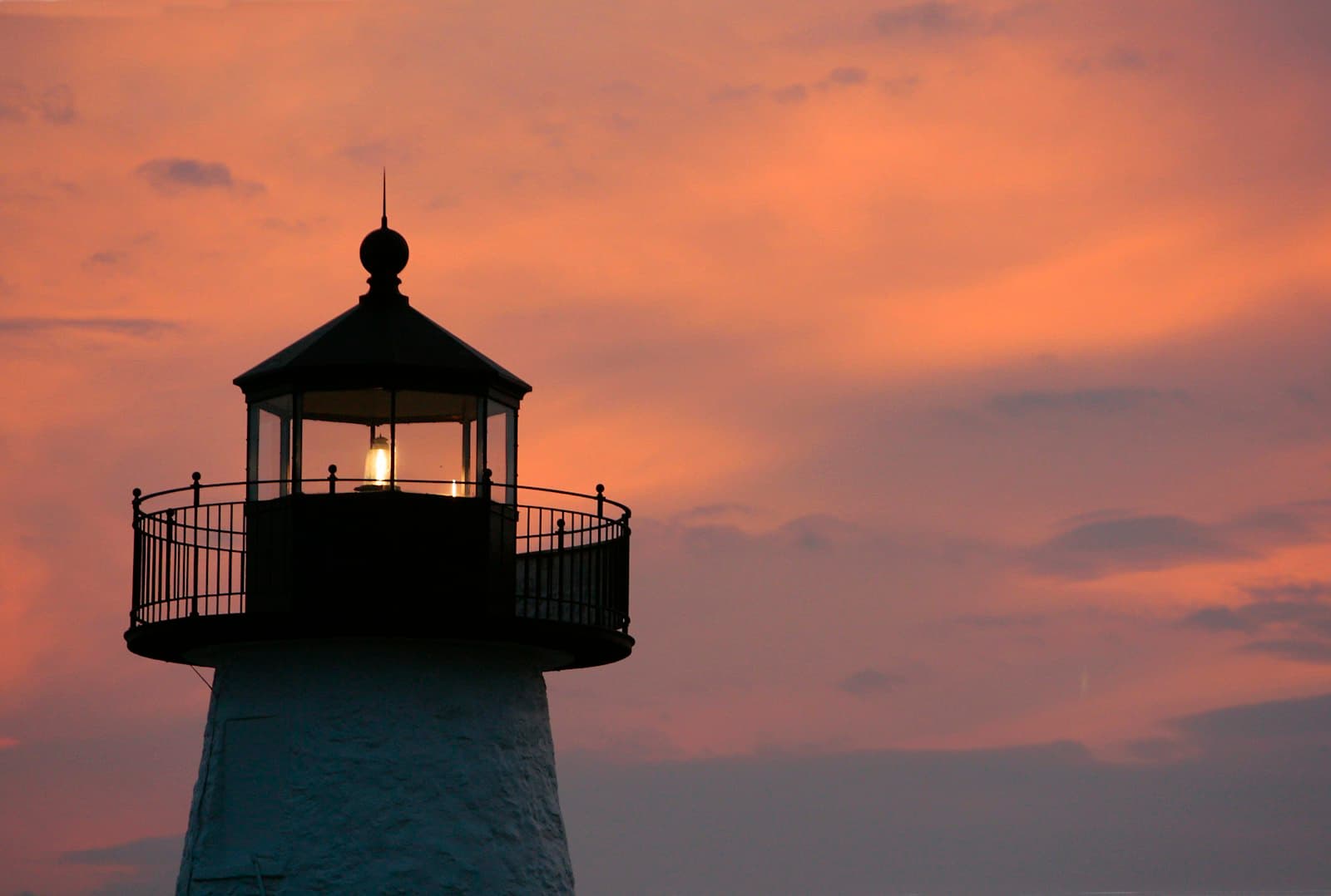 A lighthouse on the Massachusetts coast
